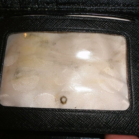 KATE SPADE "Karolina" Black Leather Wristlet Bifold Wallet - Picture 5 of 8